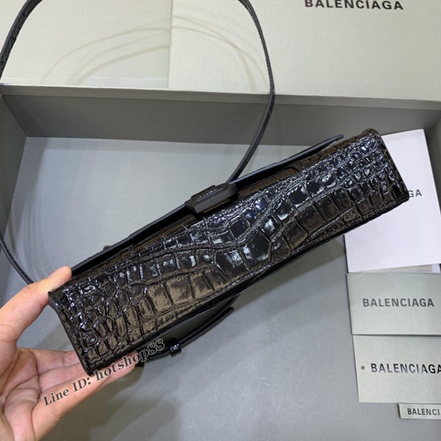 Balenciaga專櫃爆款沙漏包肩背女包 巴黎世家沙漏鏈條斜挎包 fyj1286